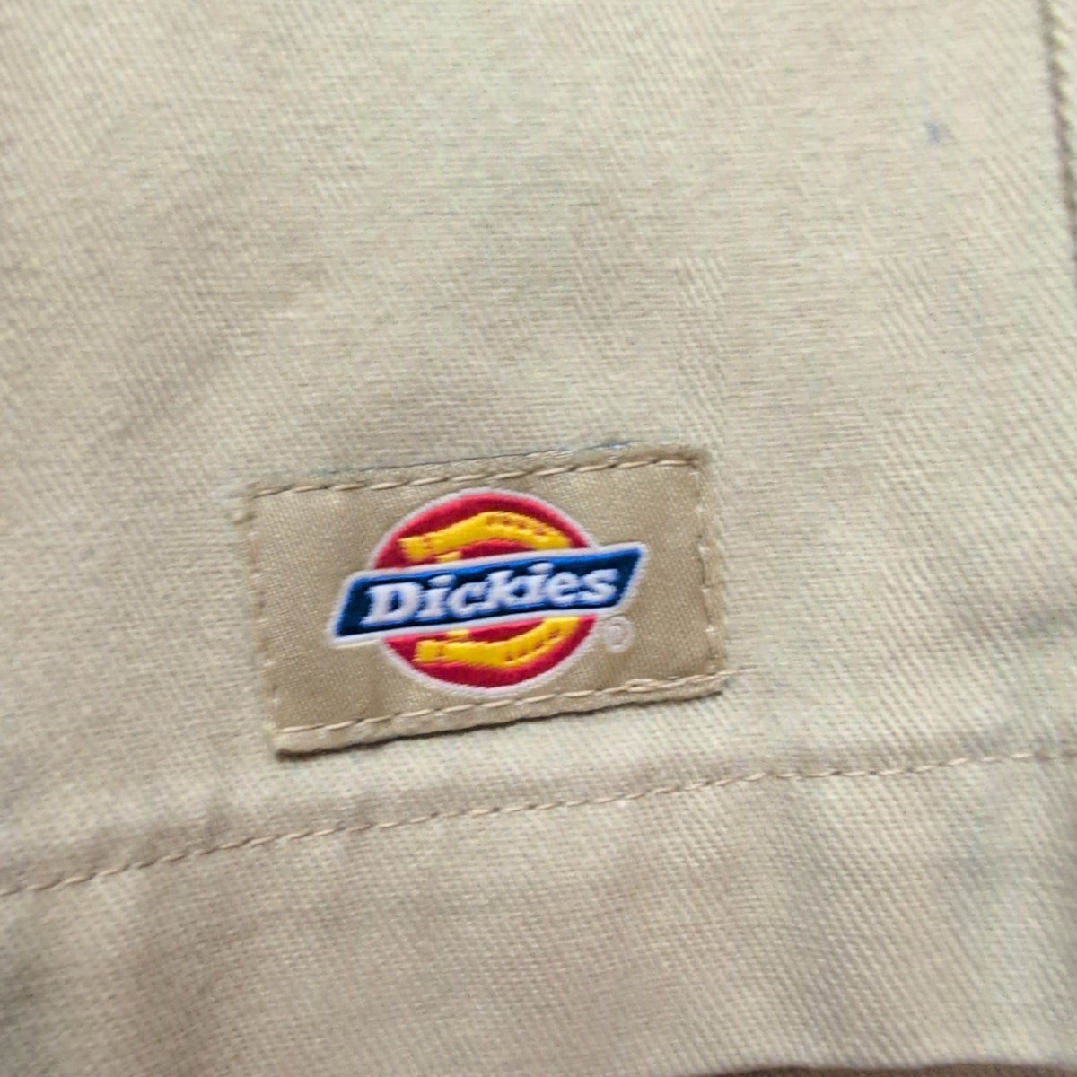 Short Dickies Workwear Crème Homme W33 Coupe Droite Très Bon État