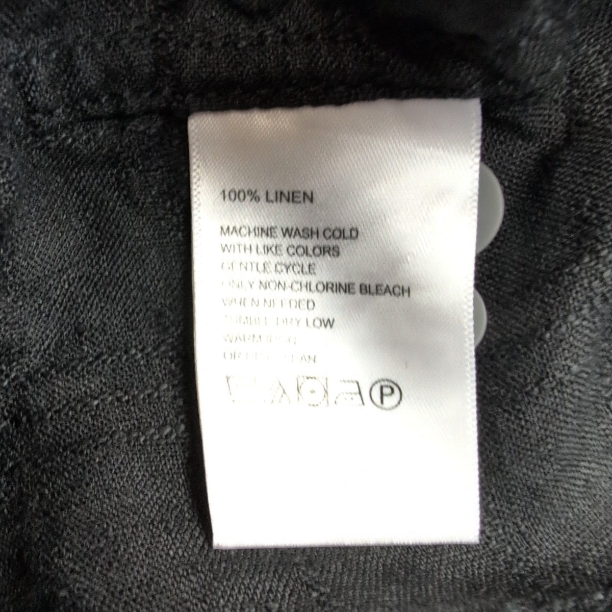Chemise Hawaïenne Tommy Bahama Lin Noir Manches Longues L
