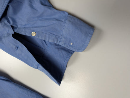 Chemise Ralph Lauren Yarmouth L XL Bleu Pinpoint Oxford Shirt Button Down