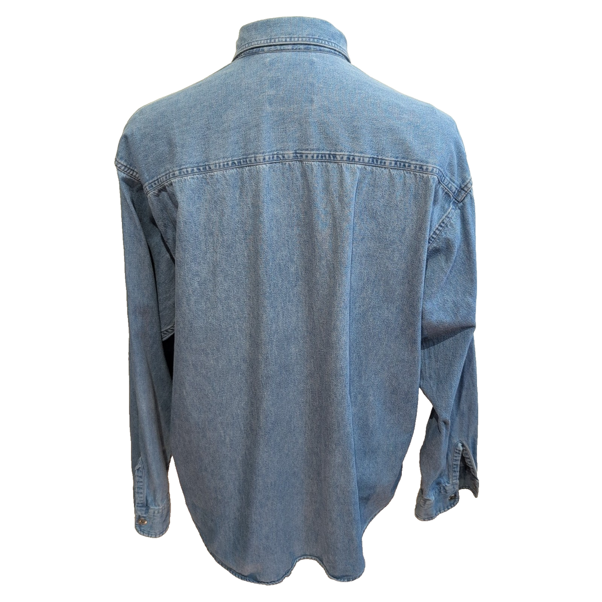 Harley Davidson chemise jean bleu biker blues made in USA XL rare