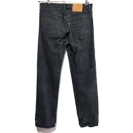 Levi’s 501 Jean Homme W33 L36 Noir Vintage Pantalon Bouton Coton
