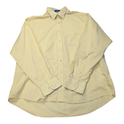 Chemise CHAPS jaune taille XXL uni manches longues homme