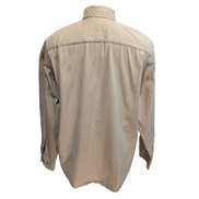 Chemise Wrangler L Marron 100% Coton 2 Poches Manches Longues