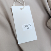 Robe Season M Champagne Brillante Manches Longues Neuve Étiquette