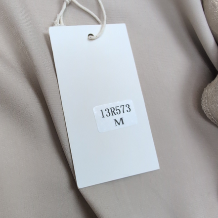 Robe Season M Champagne Brillante Manches Longues Neuve Étiquette