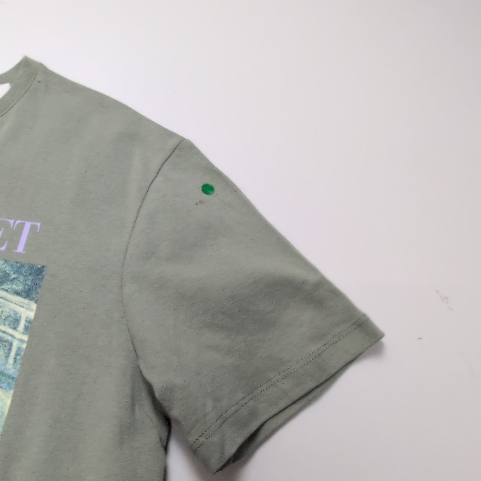 T-shirt Artistory S Kaki Claude Monet Water Lily Pond Neuf Étiquette