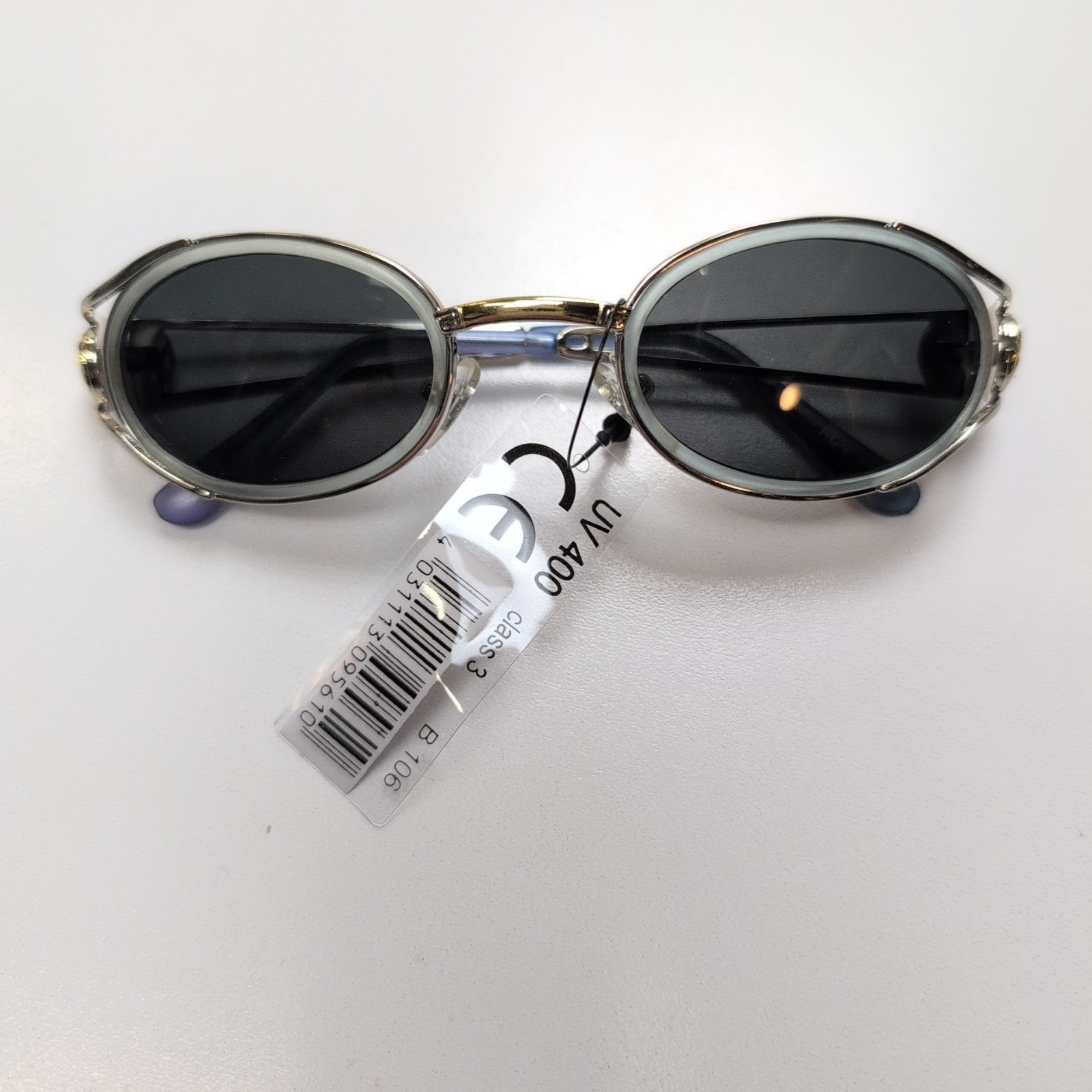 🦁 Lunettes de soleil Y2K Double Branche Lion Sculpté Doré et Chrome