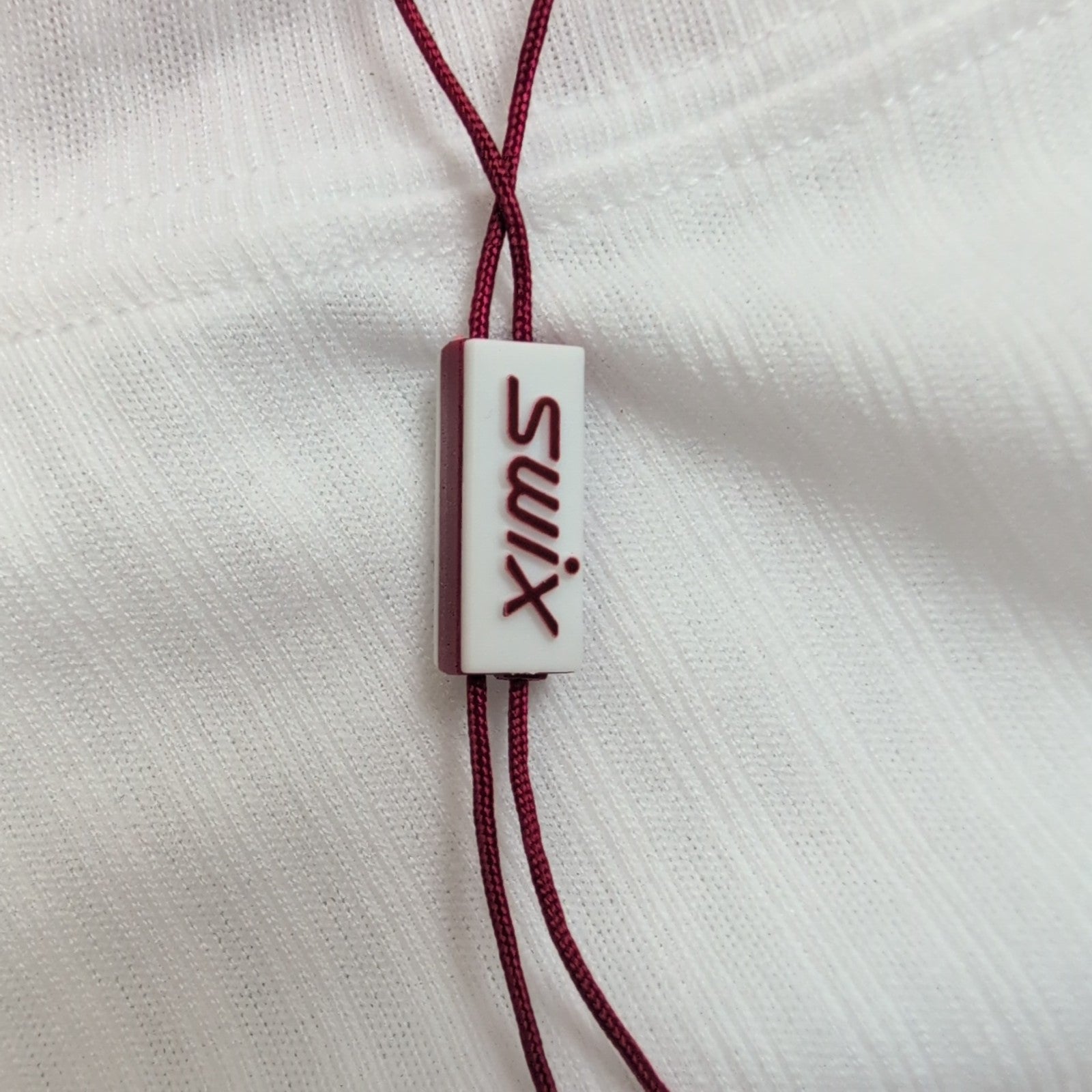 T-shirt Running Femme SWIX Race X Taille L Blanc Rouge Technique Neuf