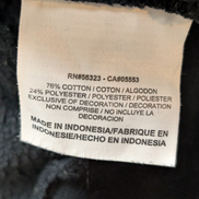 Sweat Nike Col Zippé Noir Logo Brodé Poche Kangourou - Taille L (M)