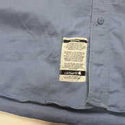Chemise Carhartt FR 2XL 3XL HRC 2 Bleu Ciel Workwear Coupe-Feu manches longues