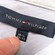 Chemise Tommy Hilfiger Bleu Clair 1 poche Taille L / XL Slim Fit