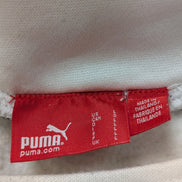 Sweat à Capuche Puma Blanc - Logo Gaufré & Détails Or - Taille L