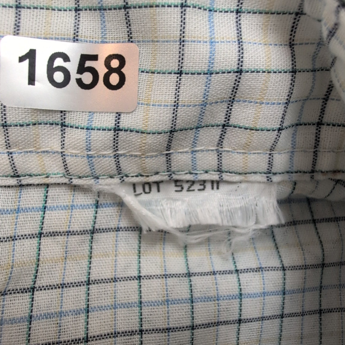 Chemise Big Smith Western M/L Bleu Carreaux Boutons Pression Vintage Mch longues