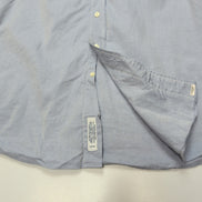 Chemise Brooks Brothers Supima Coton XL XXL Slim Fit Bleu Clair Une Poche
