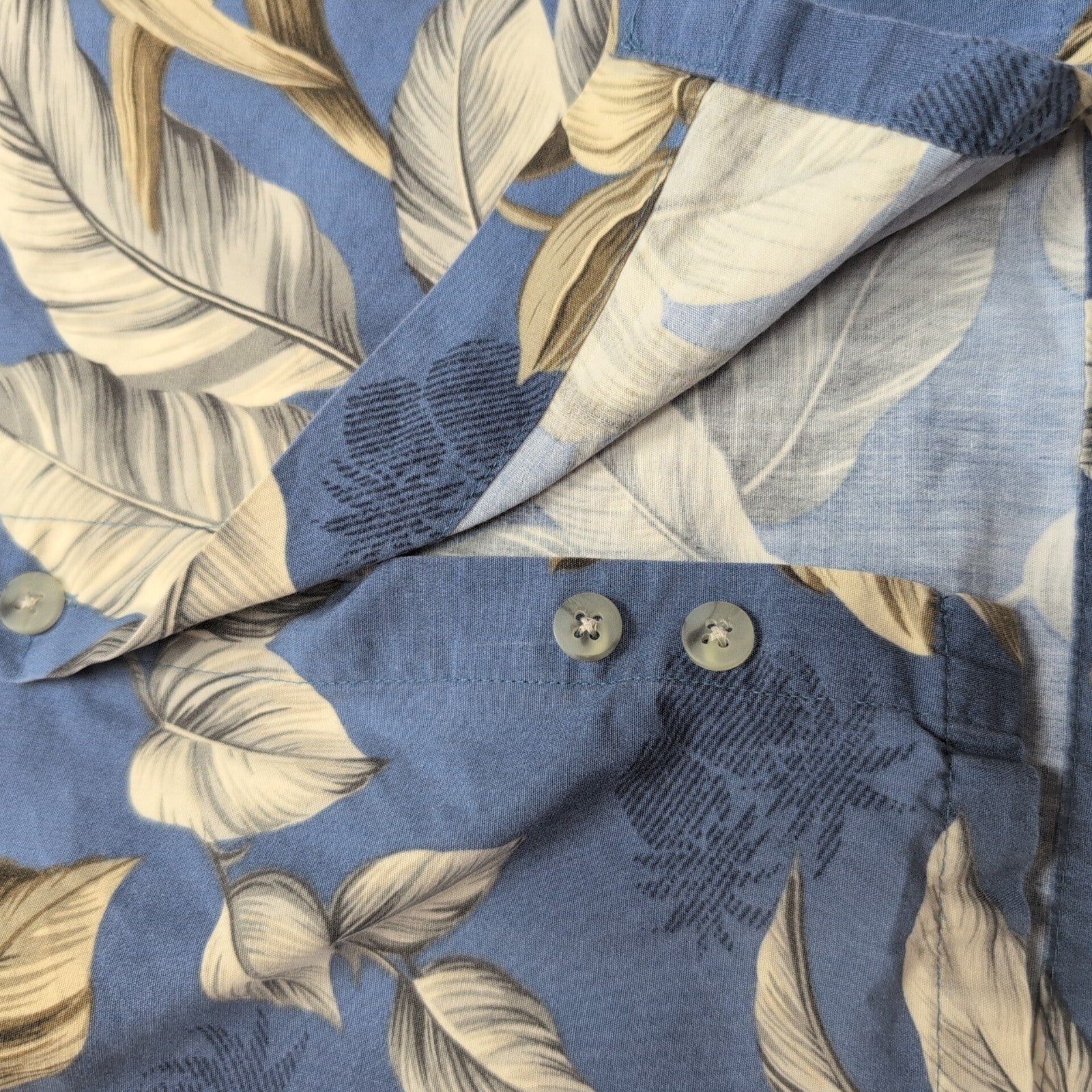 Chemise Hawaïenne Pierre Cardin XXL Coton Made in Korea Vintage Bleu