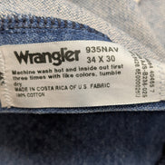Jean Wrangler Vintage Regular Fit Homme W34 L30 Bleu Denim Classic Straight