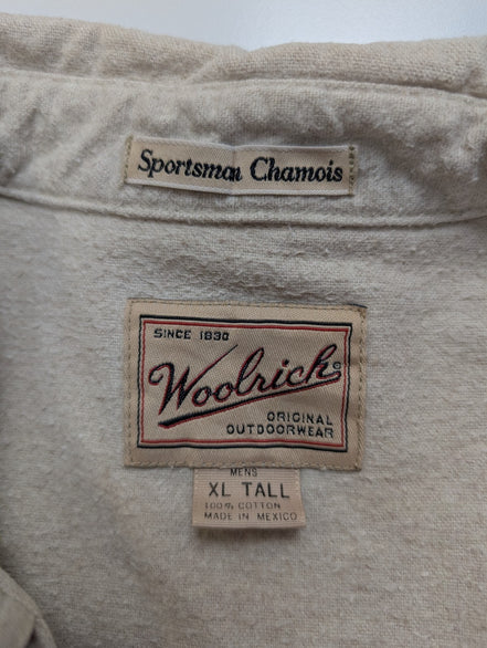 CHEMISE WOOLRICH FLANELLE CHAMOISETTE VINTAGE XL Crème Workwear