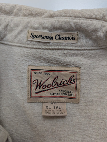 CHEMISE WOOLRICH FLANELLE CHAMOISETTE VINTAGE XL Crème Workwear