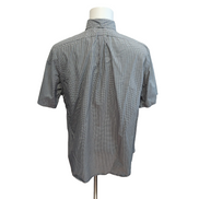 Chemise Ralph Lauren Custom Fit XL Noir Blanc Carreaux Manches Courtes