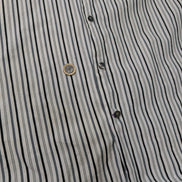 Chemise GAP blanche à rayures noires taille L #103msch