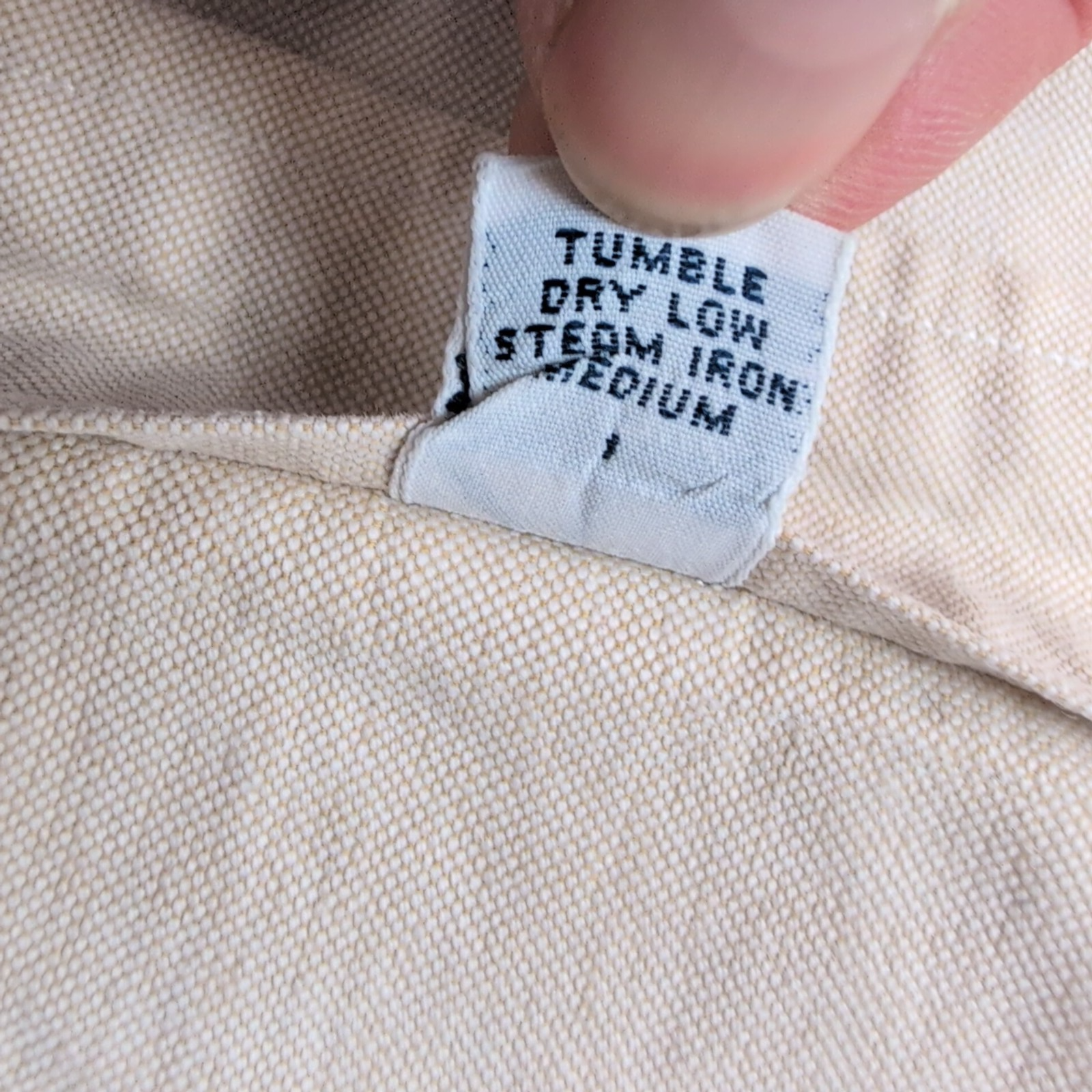 Chemise Ralph Lauren Yarmouth L XL Beige Crème Oxford Coton Logo Marron