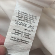 Chemise Ralph Lauren XL Blanche Coton Logo Blanc Ton sur Ton Classique