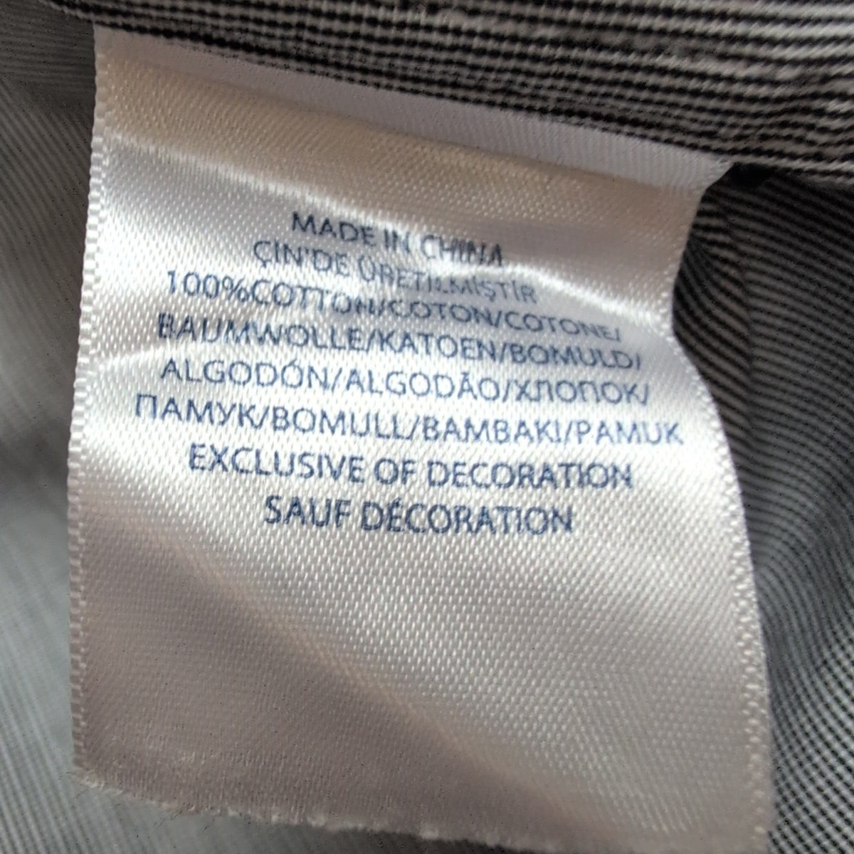 Chemise Ralph Lauren M/L Grise Logo Marron Manches Longues