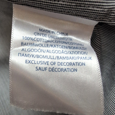 Chemise Ralph Lauren M/L Grise Logo Marron Manches Longues