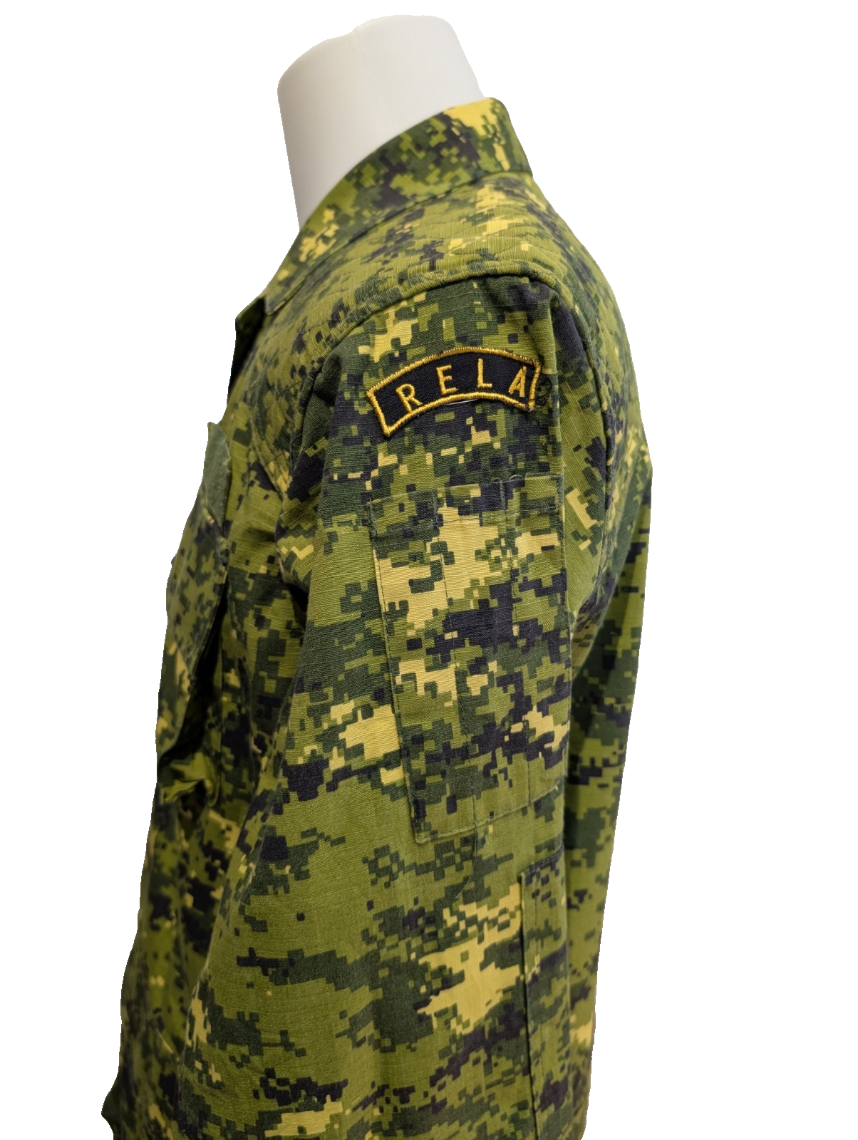 Veste Militaire Combat Malaisie Motif Digital RELA Manches Longues - Taille L/XL