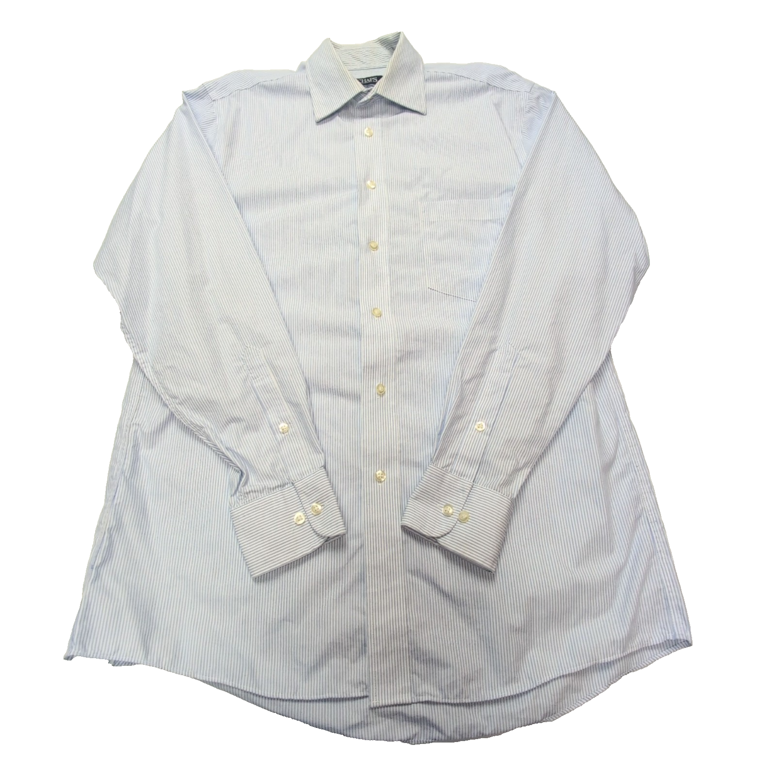 Chemise CHAPS bleue à rayures taille M #69e
