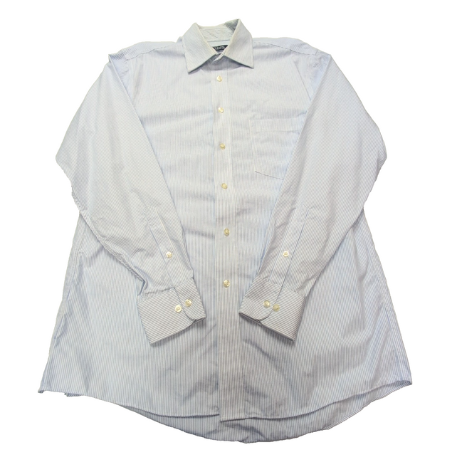 Chemise CHAPS bleue à rayures taille M #69e