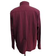 Chemise Wrangler strech flex Manches Longues Bordeaux 2 Poches Taille L