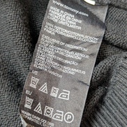 Pull col zippé Tommy Hilfiger vintage noir profond homme taille L/XL