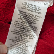 Veste à Capuche Zippée Polo Ralph Lauren Rouge Logo Marine - Taille XL 18-20