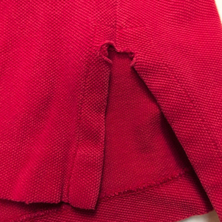 Polo Ralph Lauren Homme M Rouge Logo Bleu Polo Manches Courtes Classic Fit