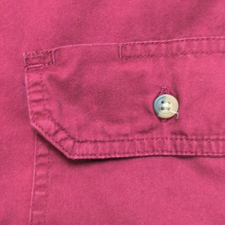 Chemise Wrangler modèle coton bordeaux poches à rabat 2XL / 3XL