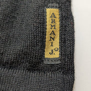 Pull Col Montant Armani Jeans - 100% Laine Italienne - Noir - Taille M
