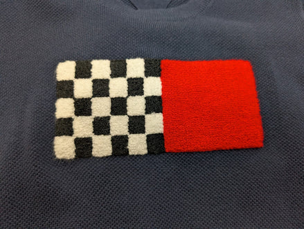 Pull Col Rond Tommy Hilfiger Bleu Marine Logo Géant Femme - Taille XS