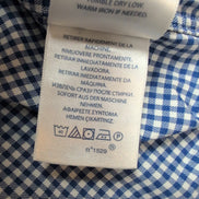 Chemise Ralph Lauren Homme M Bleu Petits Carreaux Logo Rouge Vintage