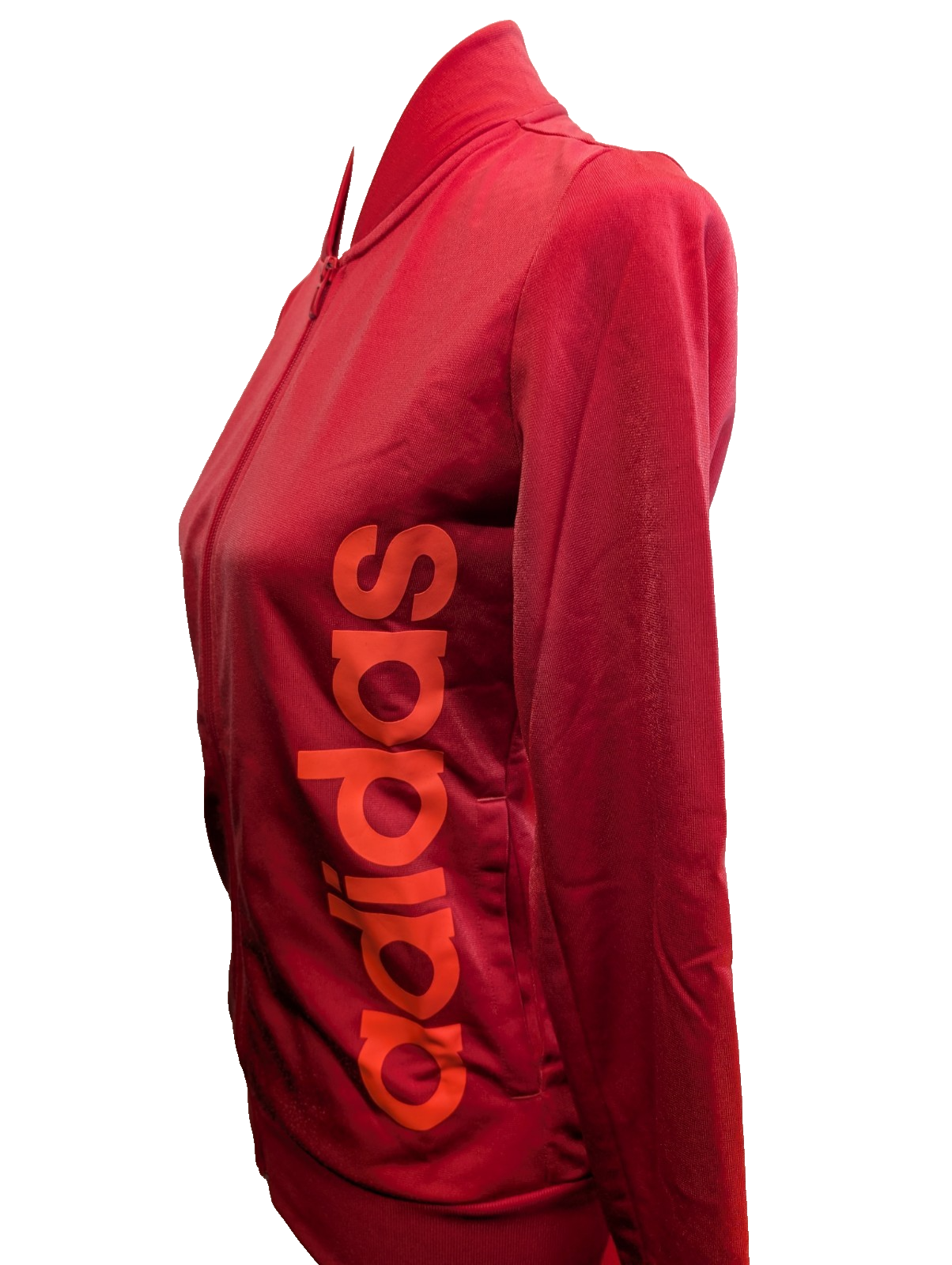Veste Adidas Rose Femme Taille XS / 14-15 ans Sportswear Training Zippée - BEG