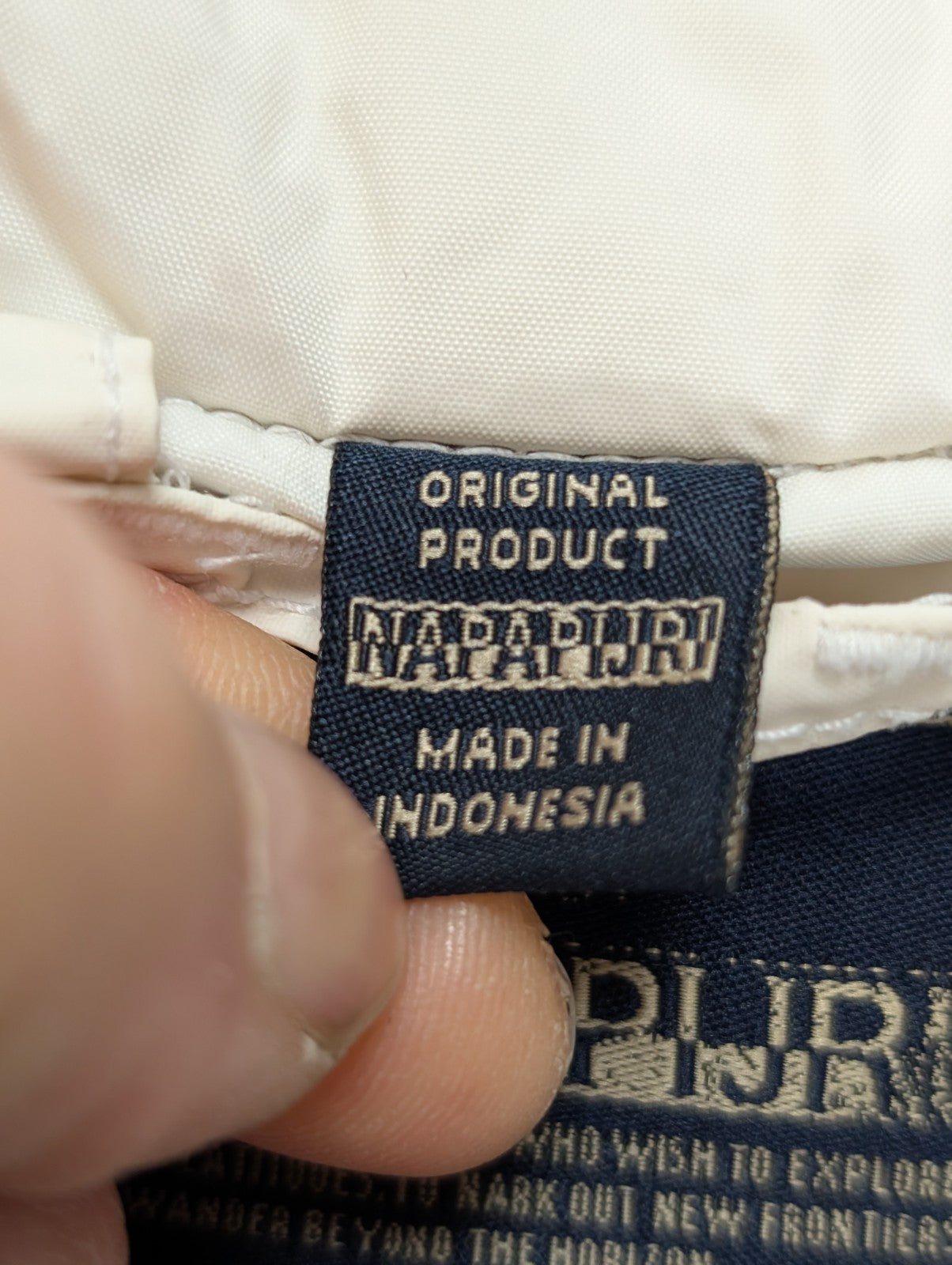 NAPAPIJRI Doudoune Veste Matelassée Blanche L Capuche Geographical | 318BSR