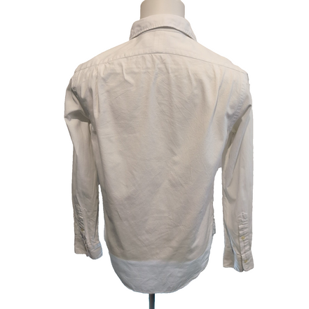 Chemisier Polo Ralph Lauren Taille S Blanc Logo Bleu Marine Manches longues