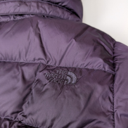 Doudoune Longue The North Face 550 Plumes Violet Foncé - Taille XS
