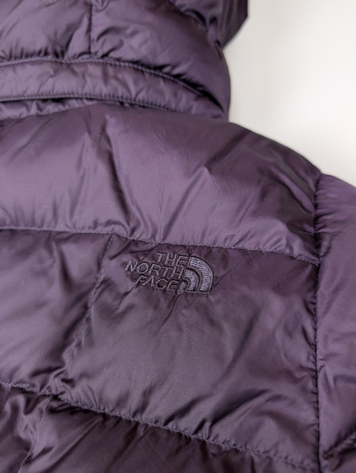 Doudoune Longue The North Face 550 Plumes Violet Foncé - Taille XS