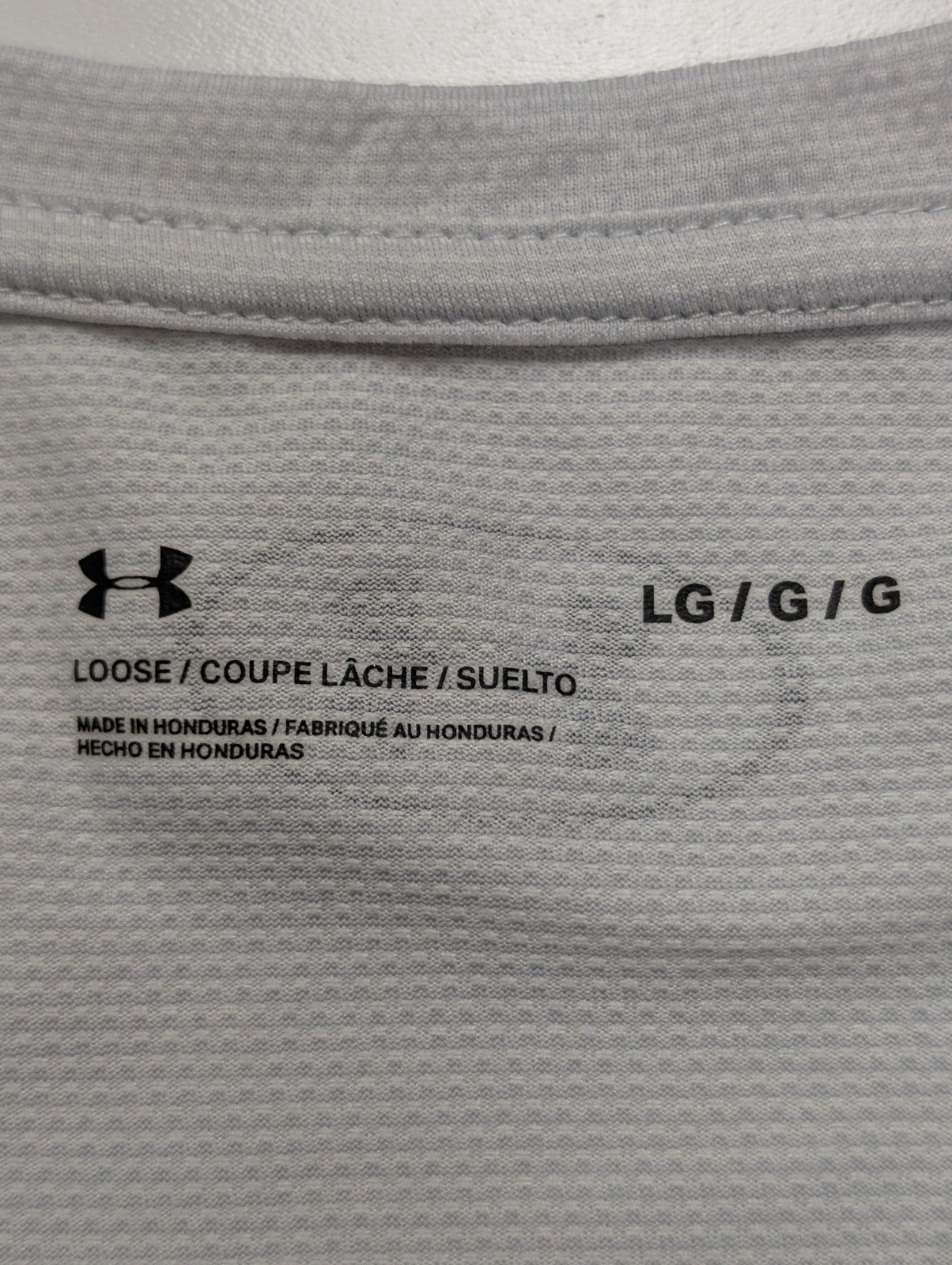 T-shirt de Sport Under Armour Gris Clair Homme Taille L