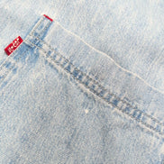 Chemise Levi's vintage en jean fin bleu taille S/M #172e