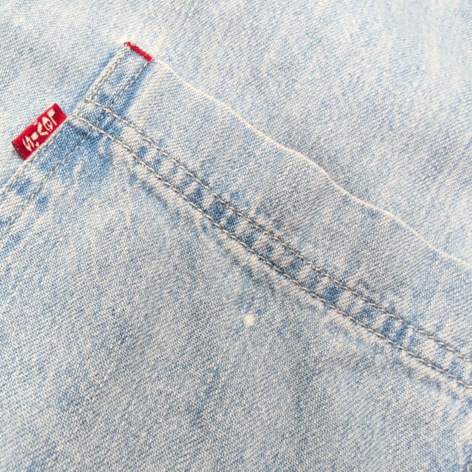Chemise Levi's vintage en jean fin bleu taille S/M #172e