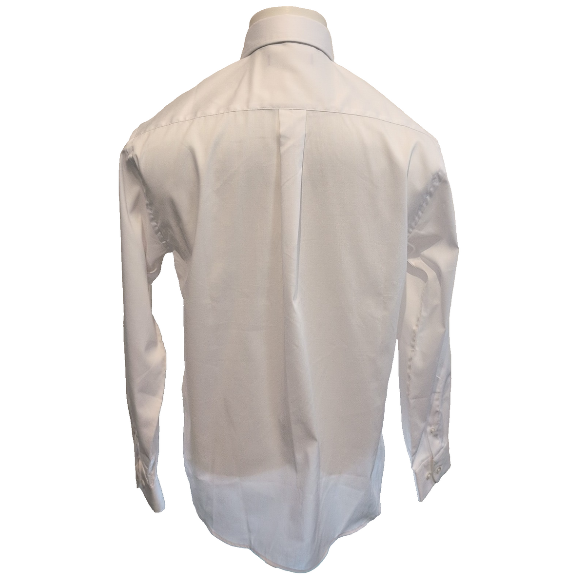 Chemise HENBURY S/M 14 1/2 blanche unie coton polyester neuve sans étiquette