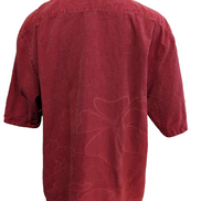 Chemise Hawaïenne Jamaica Jaxx Rouge Foncé 100% Soie - Taille L/XL