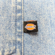 Chemise Dickies L Jean Bleu 100% Coton Poche Logo Manches Longues
